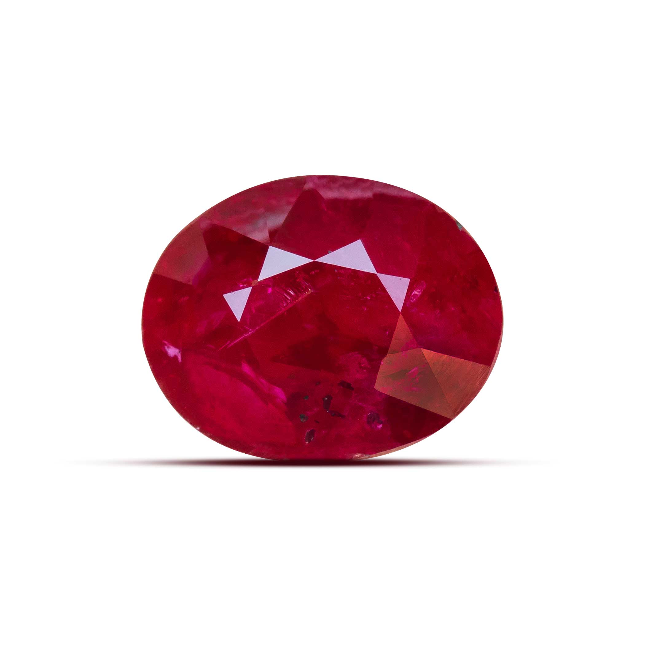1.95 Carat Oval Burma Ruby