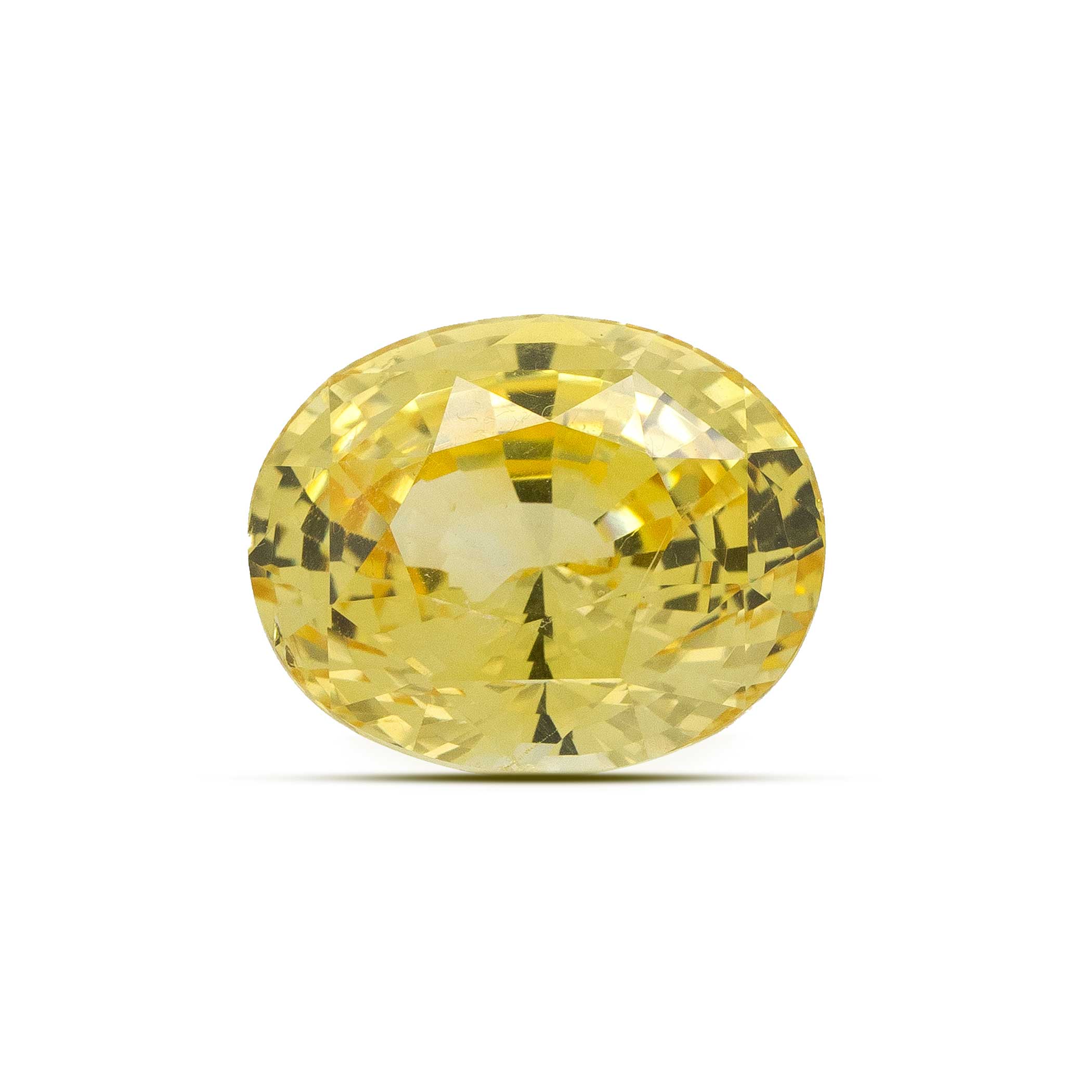 10.73 Carat Yellow Sapphire