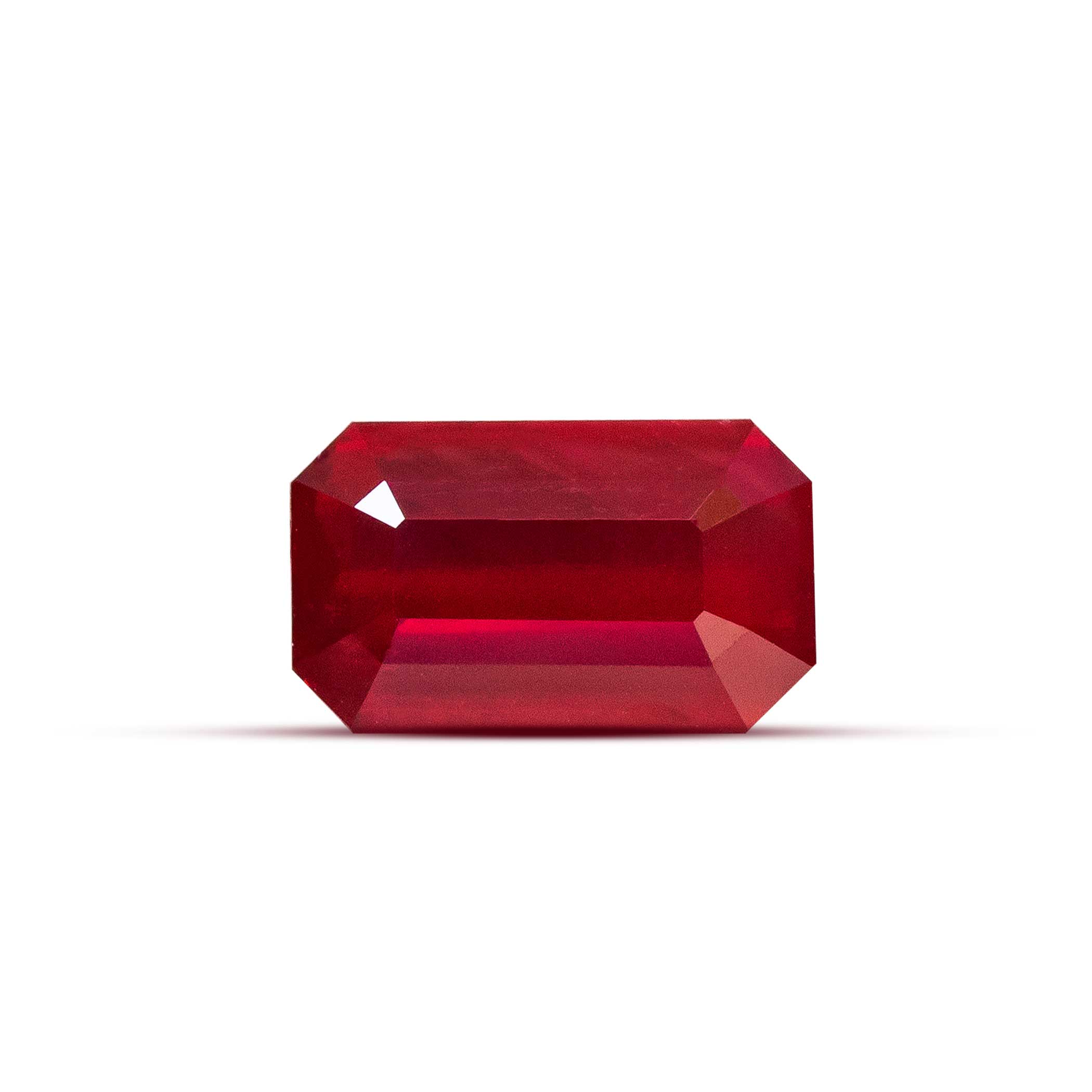 1.54 carat Baguette-shaped Natural Ruby